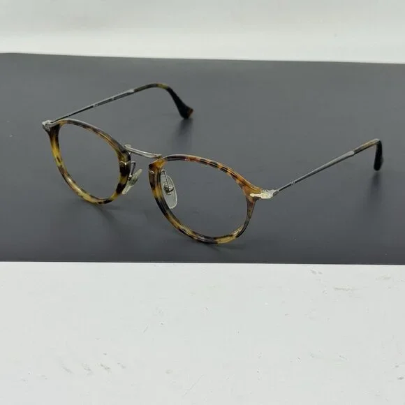 Persol 3046 108 83 49 [] 21 -140 Round Brown Eyeglasses Frame Italy .